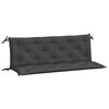 vidaXL Gartenbank-Auflagen 2 Stk. Anthrazit 150x50x7 cm Oxford-Gewebe