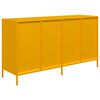 vidaXL Sideboard Senfgelb 135x39x73,5 cm Kaltgewalzter Stahl