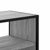 vidaXL TV-Schrank Grau Sonoma 80x31x39,5 cm Holzwerkstoff und Metall