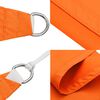 vidaXL Sonnensegel Oxford-Gewebe Rechteckig 3,5x4,5 m Orange