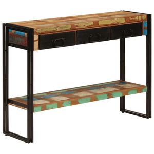 vidaXL Konsolentisch 110x30x76 cm Altholz Massiv