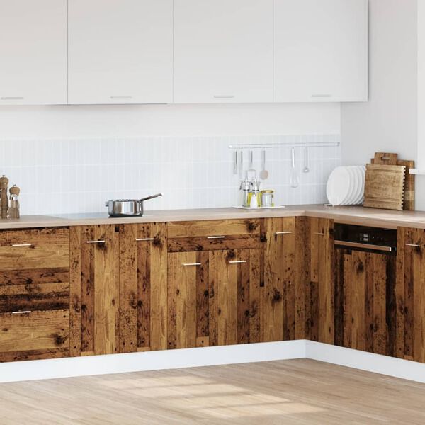 vidaXL Unterschrank Lyon Altholz-Optik 60x46x81,5 cm Holzwerkstoff