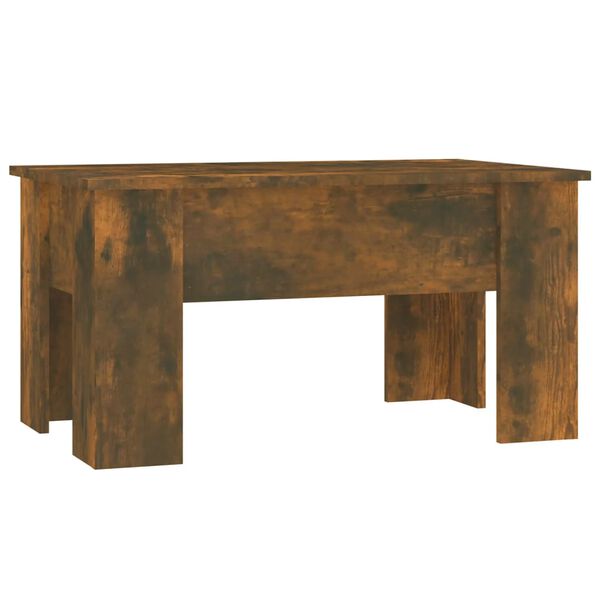vidaXL Couchtisch Räuchereiche 79x49x41 cm Holzwerkstoff