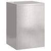 vidaXL Pflanzenst&auml;nder 3 pcs Silber Edelstahl