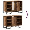 vidaXL Waschbeckenschrank Altholz 91 x 35 x 60 cm Holzwerkstoff