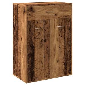 vidaXL Schuhschrank Altholz-Optik 60x35x84 cm Holzwerkstoff