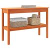 vidaXL Konsolentisch Wachsbraun 110 x 40 x 75 cm Massives Kiefernholz