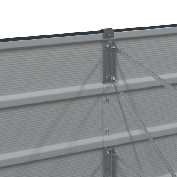 vidaXL Pflanzk&uuml;bel Anthrazit 480 x 50 x 45 cm Verzinkter Stahl