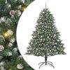 vidaXL K&uuml;nstlicher Weihnachtsbaum Gr&uuml;n 210 cm