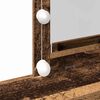 vidaXL Schminktisch mit Regal Altholz 80 x 41 x 144,5 cm Holzwerkstoff