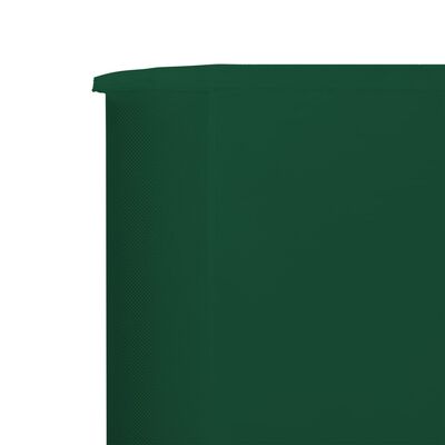 vidaXL 3-teiliges Windschutzgewebe 400 x 80 cm Grün