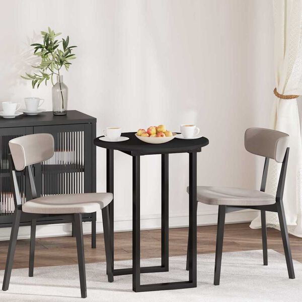 vidaXL Tischplatte Schwarz 60 x 60 x 1,5 cm Holzwerkstoff