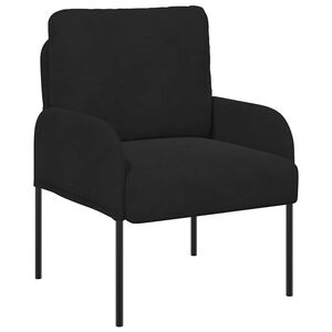 vidaXL Sofas mit Kissen 55cm Schwarz Sperrholz