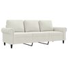 vidaXL 3-Sitzer-Sofa Creme 180 cm Samt