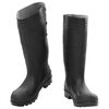 vidaXL Gummistiefel Schwarz Gr&ouml;&szlig;e 40 PVC