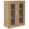 vidaXL Highboard Artisan-Eiche 69,5 x 34 x 180 cm Holzwerkstoff