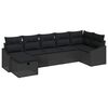 vidaXL Sofa Set mit Kissen 7 pcs Poly-Rattan