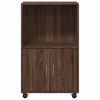 vidaXL Rollschrank Braun Eichen-Optik 55x40x91 cm Holzwerkstoff