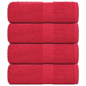 vidaXL Wascht&uuml;cher FROGN 4 Stk. Rot 30x30 cm 360 g/m&sup2;