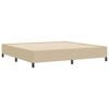vidaXL Boxspringbett Grau-Gr&uuml;n 200 x 200 cm Samt