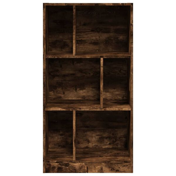 vidaXL Bücherregal Räuchereiche 57x28,5x107,5 cm Holzwerkstoff
