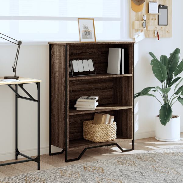 vidaXL B&uuml;cherregal Braun Eichen-Optik 80x31x106 cm Holzwerkstoff