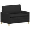 vidaXL Sofa Schwarz 126 x 81 x 87,5 cm
