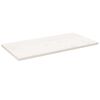 vidaXL Tischplatte Wei&szlig; 110x60x2,5 cm Massivholz Kiefer Rechteckig