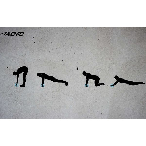 Avento AB-Roller Power Schwarz und Blau