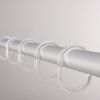 RIDDER Duschvorhangringe Transparent 49300
