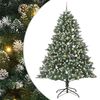 vidaXL K&uuml;nstlicher Weihnachtsbaum mit 300 LEDs mit St&auml;nder Gr&uuml;n 240 cm