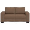 vidaXL 2-Sitzer-Sofa Braun 160x77x82 cm Stoff