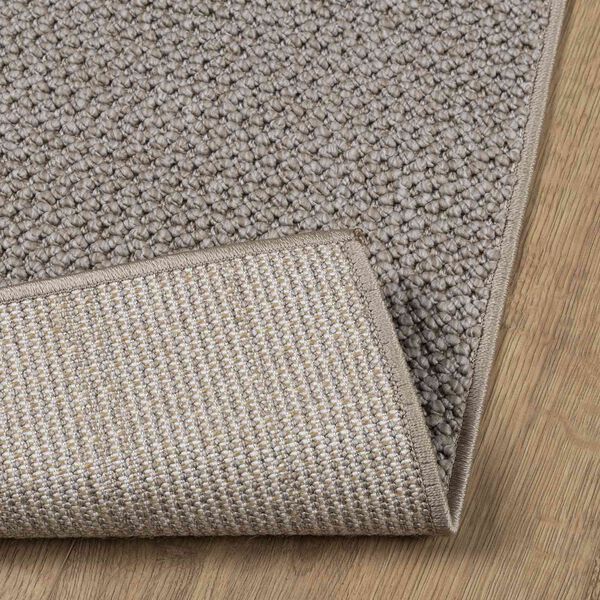 vidaXL Bereichsteppiche Quadratisch LUGO Taupe 200 x 200 cm Polyester
