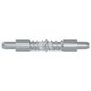 vidaXL Riegel 2 pcs Silber 46 x 17 x 1,2 mm Stahl