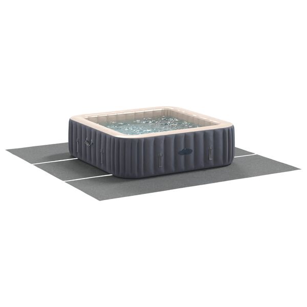 vidaXL Bodenfolie f&uuml;r Pools Hellgrau 396 x 396 x 0,1 cm Vliesstoff