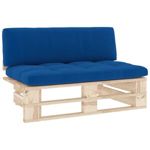 vidaXL Outdoor-Mittelsofa Paletten Impr&auml;gniertes Kiefernholz