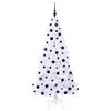 vidaXL Künstlicher Weihnachtsbaum Weiß 180 cm PVC und Stahl