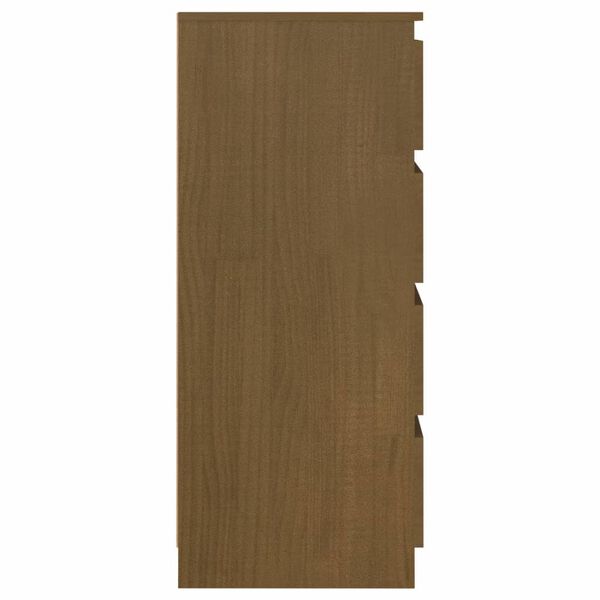 vidaXL Beistellschrank Honigbraun 60x36x84 cm Massivholz Kiefer