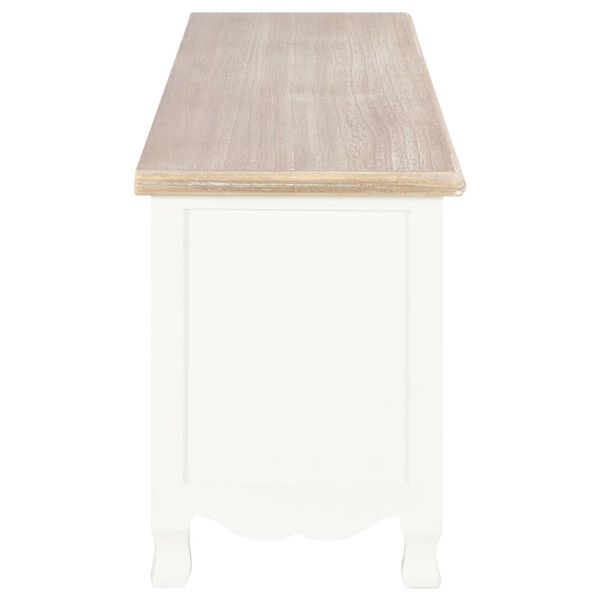 vidaXL TV-Schrank Wei&szlig; 120&times;30&times;40 cm Holz