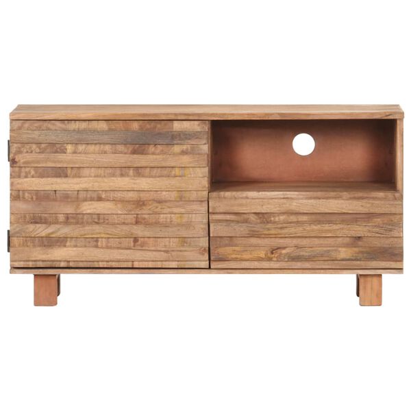 vidaXL TV-Schrank 90x30x45 cm Massivholz Mango