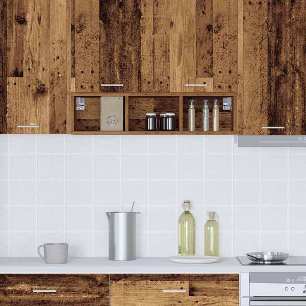 vidaXL H&auml;ngeschrank Altholz 20 x 29,5 x 80 cm Holzwerkstoff