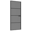 vidaXL Interior T&uuml;r 83 x 201,5 cm Verbautes Glas und Aluminium