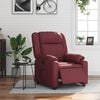 vidaXL Relaxsessel Elektrisch Weinrot Kunstleder