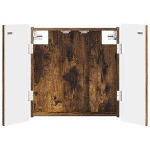vidaXL Dartboard Schrank ZWOLLE Raucheiche 52,5 x 10,5 x 57,5 cm