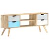vidaXL TV-Schrank 110×35×48 cm Massivholz Mango