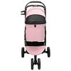 vidaXL Faltbarer Haustierwagen Rosa 78 x 54 x 101 cm 600D Oxford Stoff
