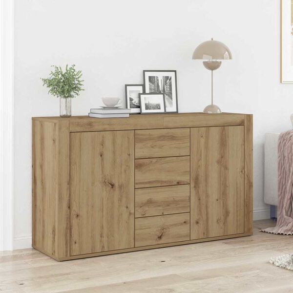 vidaXL Sideboard Artisan-Eiche 120 x 36 x 69 cm Holzwerkstoff