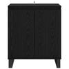 vidaXL Sideboard Schwarz Eichen-Optik 60 x 35 x 70 cm Holzwerkstoff