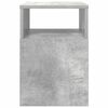vidaXL Beistelltisch 2 pcs Beton Grau 30,5 x 30 x 45 cm Holzwerkstoff