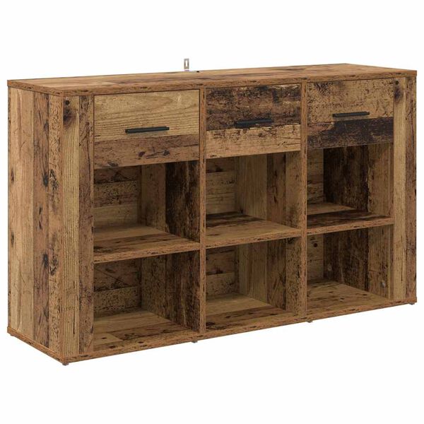 vidaXL Sideboard Altholz 100 x 30 x 59,5 cm Holzwerkstoff